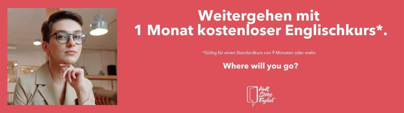 1 Monat im Angebot - Wall Street English