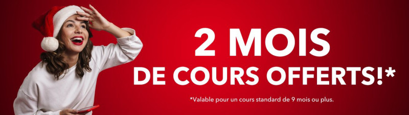 2 mois offerts - Wall Street English
