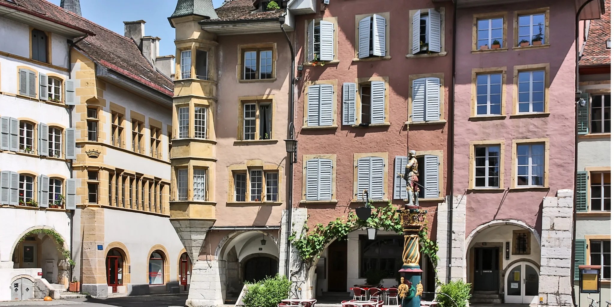 Lesson at the English language school in Biel-Bienne